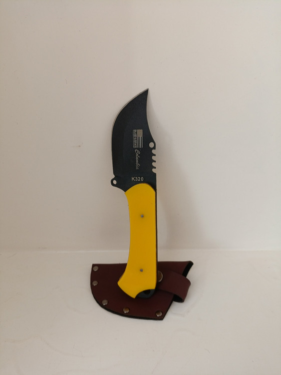 تیزی دسته پلکسی غلافدار فولادی دست ساز زنجان