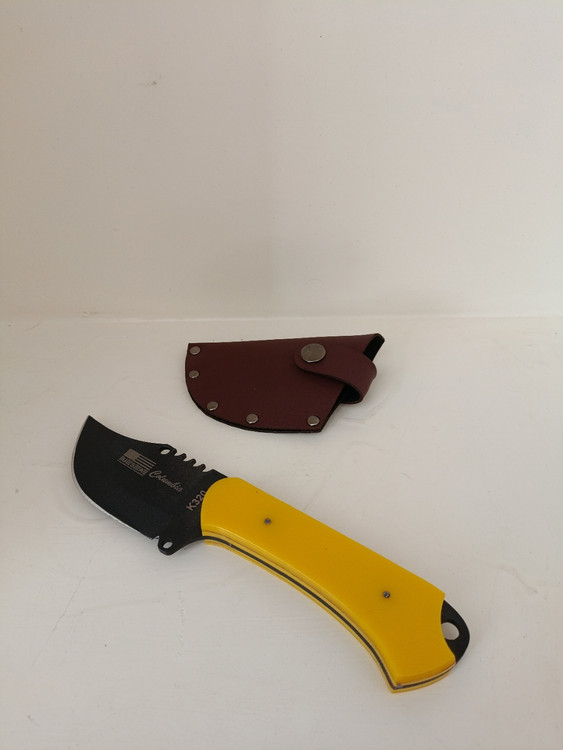 تیزی دسته پلکسی غلافدار فولادی دست ساز زنجان