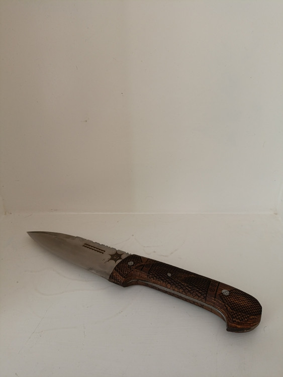 چاقوی سلاخی راسته ای فولادی دست ساز زنجان