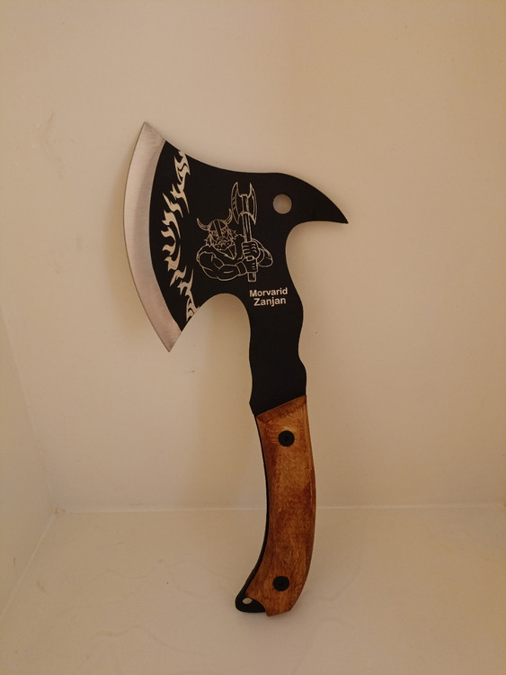 تبر فولادی غلافدار دست ساز زنجان