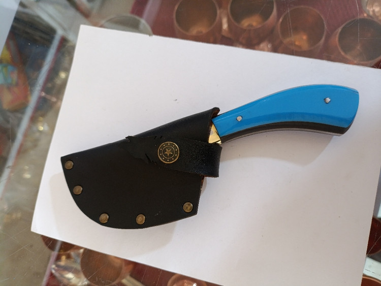 چاقوی شکاری غلافدار از جنس استیل ضد زنگ دست ساز زنجان