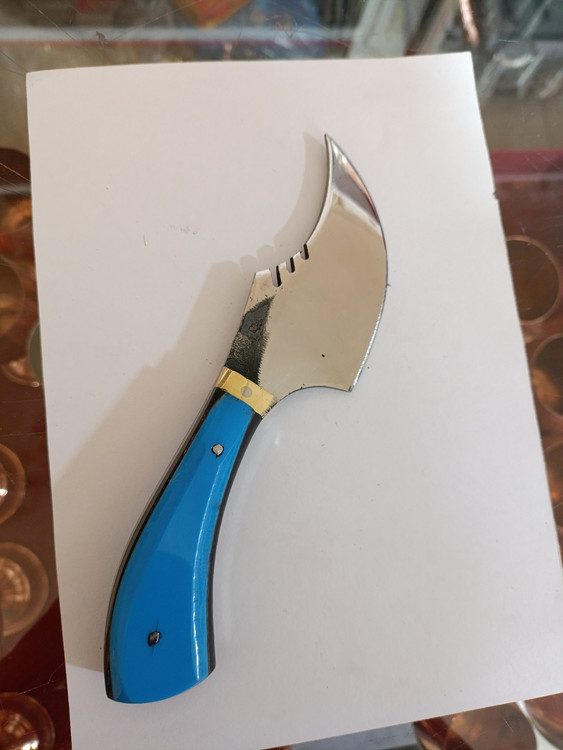 چاقوی شکاری غلافدار از جنس استیل ضد زنگ دست ساز زنجان