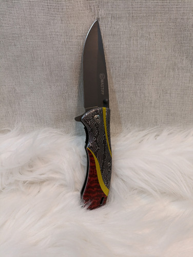 چاقوی جیبی ضامن دار ماستیف مناسب دفاع شخصی و هدیه دادن