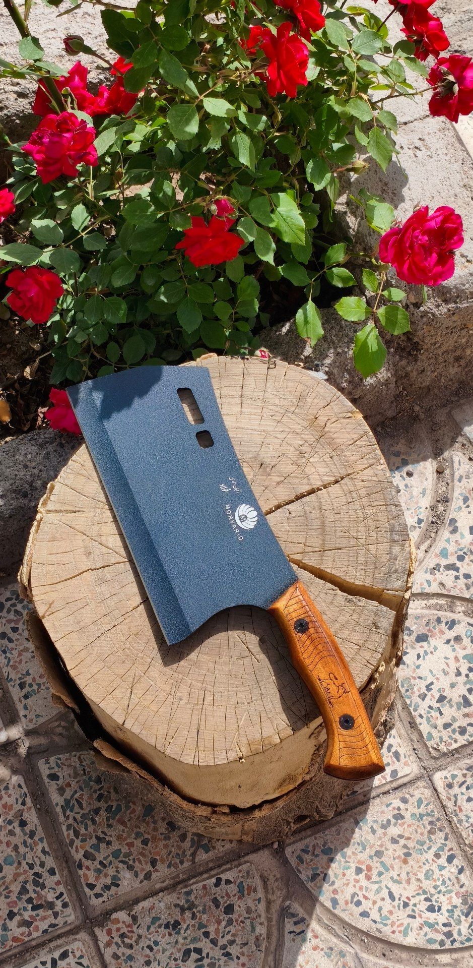 ساطور ضخیم فولادی غلاف دار