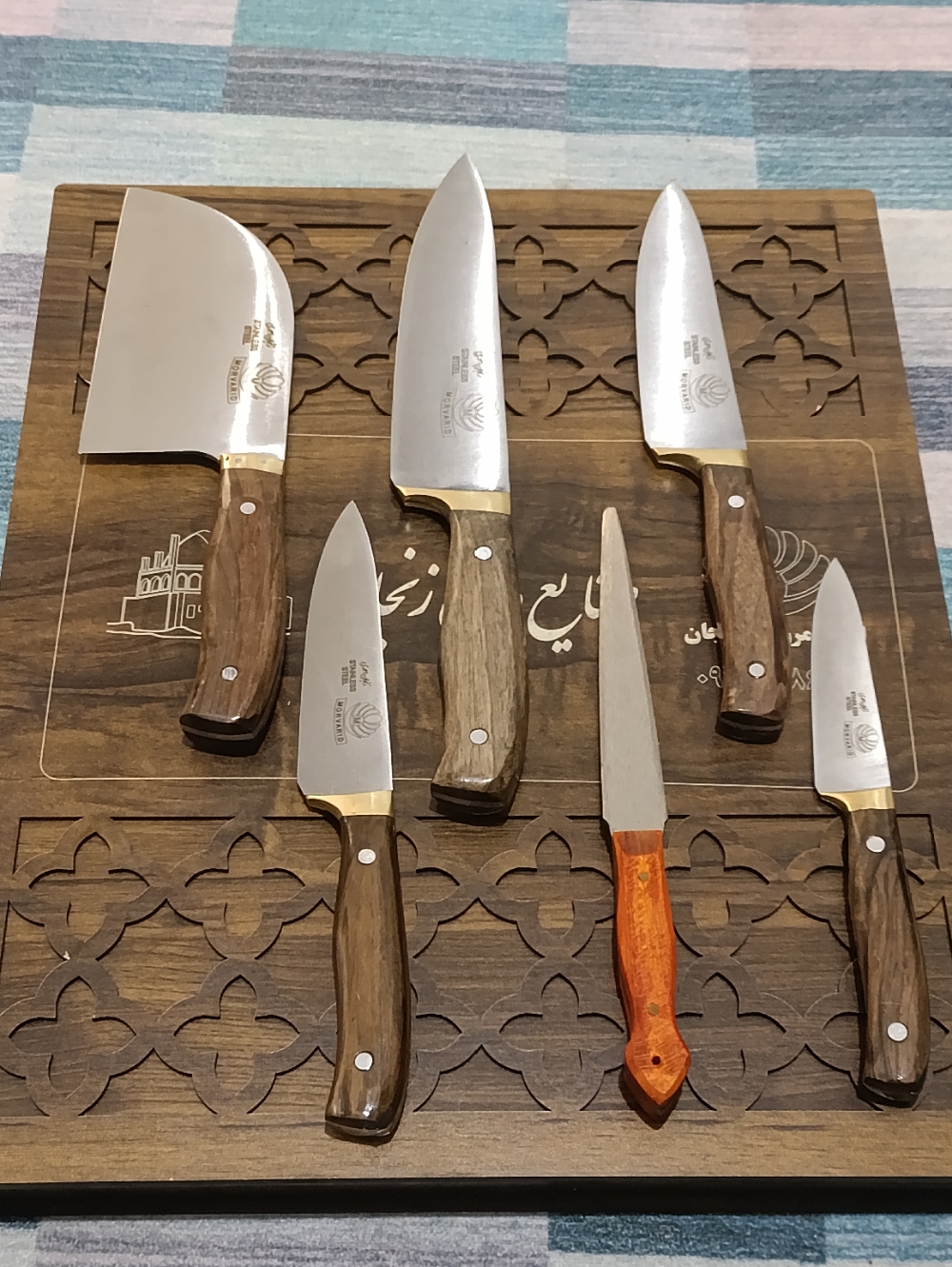 ست کامل چاقوی لوکس و حرفه ای سرآشپز