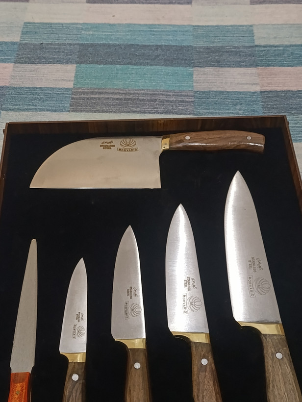 ست کامل چاقوی لوکس و حرفه ای سرآشپز