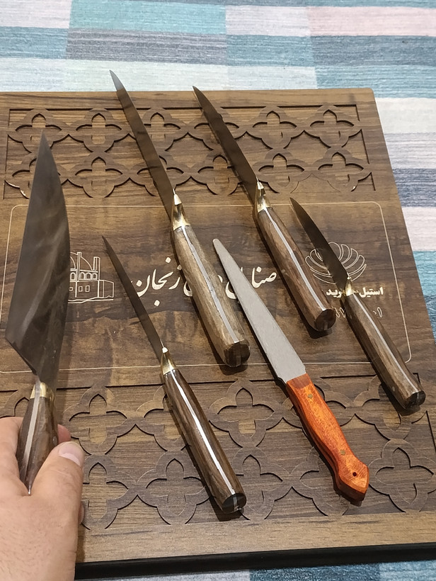 ست کامل چاقوی لوکس و حرفه ای سرآشپز